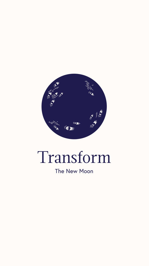 transform New Moon Bath Bomb and bath tea 